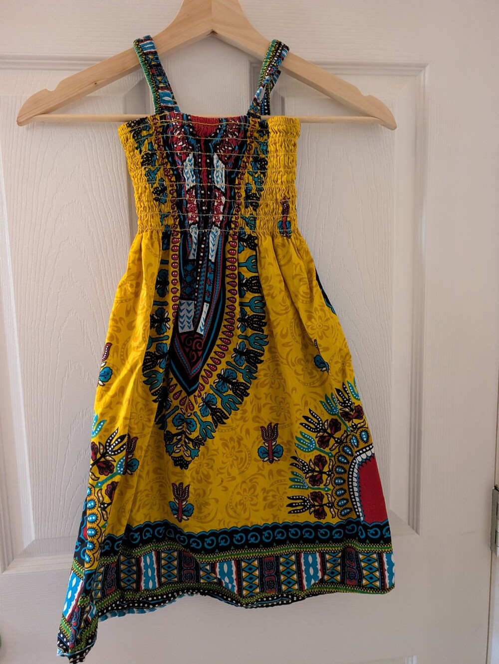 Multicolor Smocked Sundress